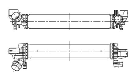 Радіатор інтеркулера NRF 309115