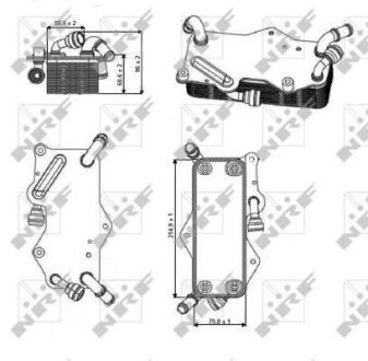 Радіатор оливи NRF 31269