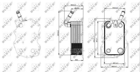 Корпус фільтра оливи NRF 31271