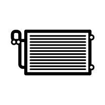 Радіатор кондиціонера NRF 350667