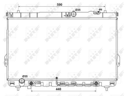 Радіатор охолодження NRF 53161
