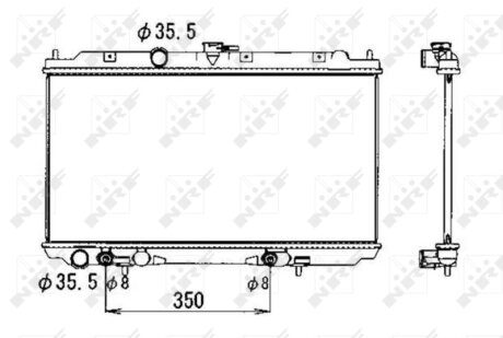 Радіатор охолоджування NRF 53389
