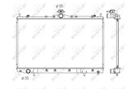 Радиатор охлаждения NRF 53431