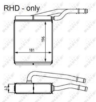 Радіатор NRF 54226