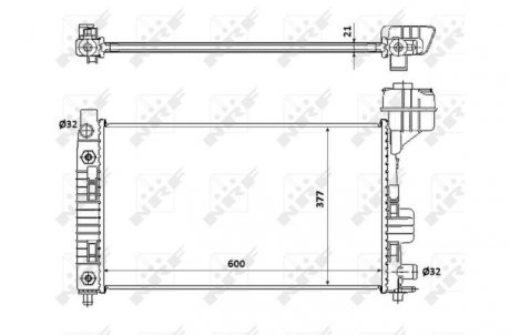 Радіатор охолоджування NRF 54718