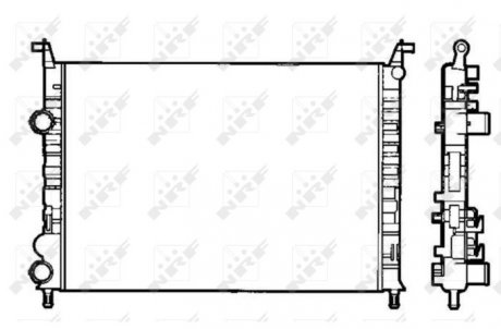 Радіатор NRF 58195