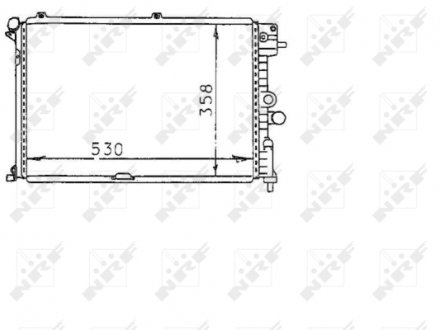 Радиатор охлаждения NRF 58974