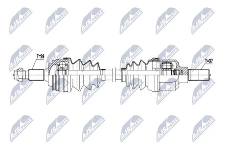 Піввісь Nty NPWCT145