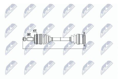 Піввісь приводу передн. права Mitsubishi L200 Nty NPW-MS-001