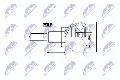 ШРКШ зовн. Dodge/Fiat Nty NPZ-FT-054