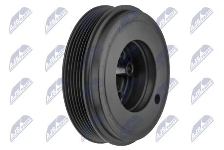 Шкив демферний поліклиновий паска BMW E36/E34/E39 Nty RKP-BM-000