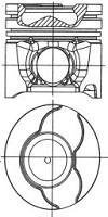Поршень NURAL 87-135300-00 (фото 1)
