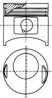 Поршень NURAL 87-179507-00