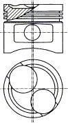 Поршень двигуна NURAL 87-306307-00 (фото 1)