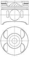 Поршень двигуна NURAL 87-433405-00