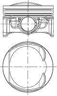 Поршень двигуна NURAL 87-435100-00
