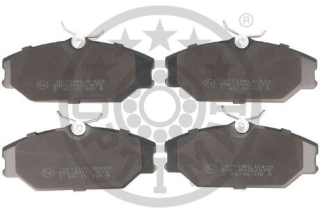 Гальмівні колодки дискові Optimal BP-10438
