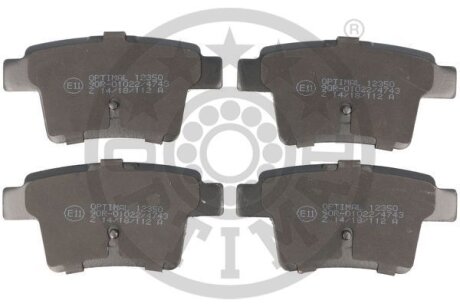 Гальмівні колодки дискові Optimal BP-12350