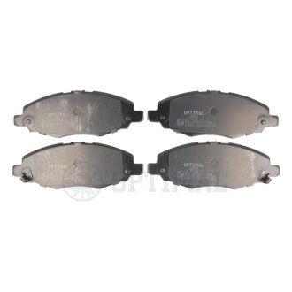 Гальмівні колодки дискові Optimal BP-12544