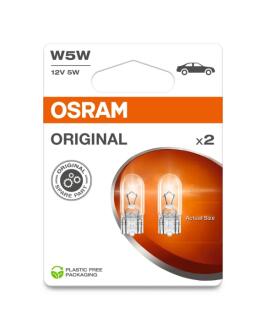 Лампа W5W 12V 5,20 W W2.1x9.5d BLI STANDARD OSRAM 2825-2BL