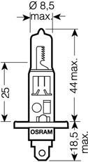 Автомобильная лампа OSRAM 4050300504544