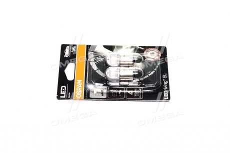 Лампа светодиодная LED R5W 12V 5W ВА15s LEDriving SL 6000K (компл.2шт) (выр-во) OSRAM 5007DWP-02B