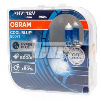 Лампа фарна H7 12V 80W PX26d COOL BLUE BOOST Next Gen компл (вір-во) OSRAM 62210CBB-HCB (фото 1)