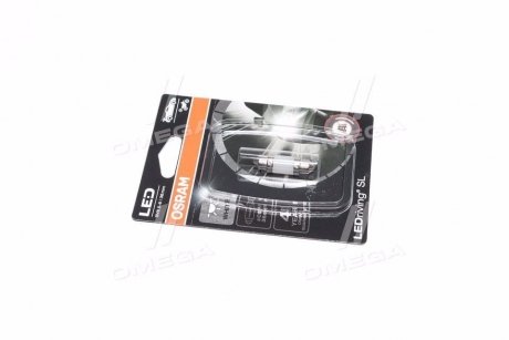 Лампа светодиодная C5W 12V 1W SV8.5 LEDriving SL (36mm) (выр-во) OSRAM 6418DWP-01B (фото 1)