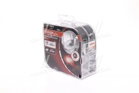 Лампа фарна H7 12V 55W PX26d NIGHT BREAKER SILVER (+100) компл (вир-во) OSRAM 64210NBS-HCB