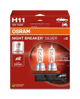 Лампа розжарювання, фара дальнього світла OSRAM 64211NBS2HB