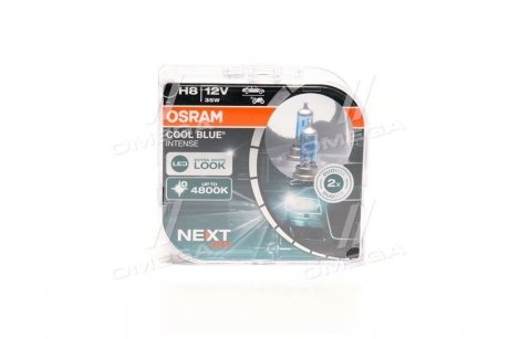 Лампа фарна H8 35W 12V PGJ19-1 COOL BLUE INTENSE Next Gen компл. (вір-во) OSRAM 64212CBN-HCB