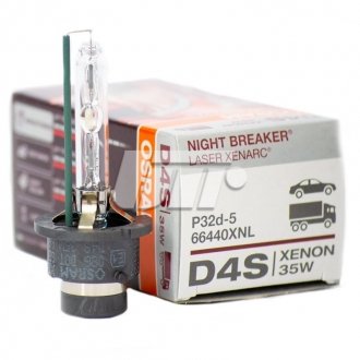 Лампа ксенонова D4S XENARC NIGHT BREAKER LASER 35Вт (+200) (вір-во) OSRAM 66440XNL