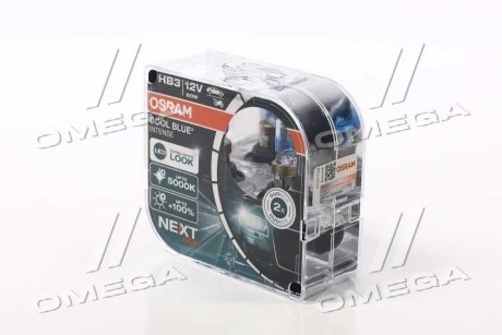 Лампа фарна HB3 60W P20D 12V COOL BLUE INTENSE Next Gen компл. (вір-во) OSRAM 9005CBN-HCB