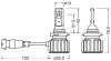 Комплект светодиодных автоламп. OSRAM 9005DWBRT-2HFB (фото 3)
