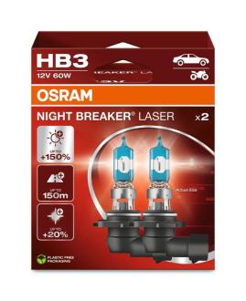 Автолампа HB3 12V 60W P20D (к/т 2 шт) OSRAM 9005NL-2HB