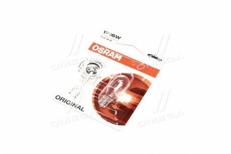 Лампа розжарювання W16W12V 16W W 2,1X9,5d ORIGINAL LINE (blister 2 шт) OSRAM 921-02B