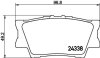 Тормозные колодки дисковые зад. Toyota Rav 4 III 2.0 VVT-i, 2.2 D-4D, 2.2 06- PAGID 8DB 355 006-881 (фото 1)