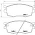Тормозные колодки дисковые перед. Hyundai Accent 1.4/1.6/Kia Rio II 1.4/1.6 05- PAGID 8DB 355 006-951 (фото 1)