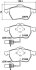HELLA VW Колодки передние Passat,Audi A4/A6 (прямоугольний разъем датчика) PAGID 8DB 355 008-411 (фото 1)