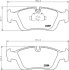 Тормозные колодки дисковые перед. Bmw3 E36 91-&gt; E46 98- PAGID 8DB 355 008-741 (фото 1)