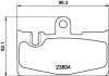 HELLA TOYOTA Тормозные колодки задн.Lexus LS (FE) 430 00- PAGID 8DB 355 011-661 (фото 1)