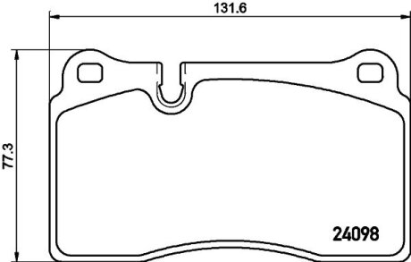 Тормозные колодки дисковые перед. Land Rover Range Rover III/Sport 3.6Td/4.2 02.05- VW Touareg I /Touareg II 04- PAGID 8DB 355 011-851
