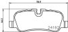 Тормозные колодки дисковые зад. Land Rover Discovery, Range Rover/Sport 2.7Td-5.0I 03.02- PAGID 8DB 355 011-981 (фото 1)