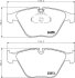 Тормозные колодки перед. BMW 3 (E90)/5 (E60)/7 (E65) 02-13 (ATE) PAGID 8DB355013-931 (фото 1)
