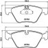 Тормозные колодки перед.BMW 3(E90)/1(E81) 04-13 (ATE) (154,8x63,6x20) PAGID 8DB355015-031 (фото 1)