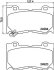 HELLA NISSAN Тормозные колодки передн.Infiniti FХ35,G37,FX50 PAGID 8DB 355 015-411 (фото 1)