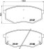 Тормозные колодки перед. Hyundai ix20/ix35 10- /Kia Sportage (SL) 10- (Mando) PAGID 8DB355019-791 (фото 1)