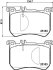 Тормозные колодки перед. Mercedes-Benz W222, X222, R231 12- PAGID 8DB 355 020-491 (фото 1)