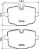 Колодки гальмівні дискові комплект; задн. PAGID 8DB355024921 (фото 1)