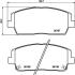 Тормозные колодки дисковые перед. Hyundai Santa Fe Kia Sorento 2.0D/2.2D/2.4 01.15- PAGID 8DB 355 040-011 (фото 1)